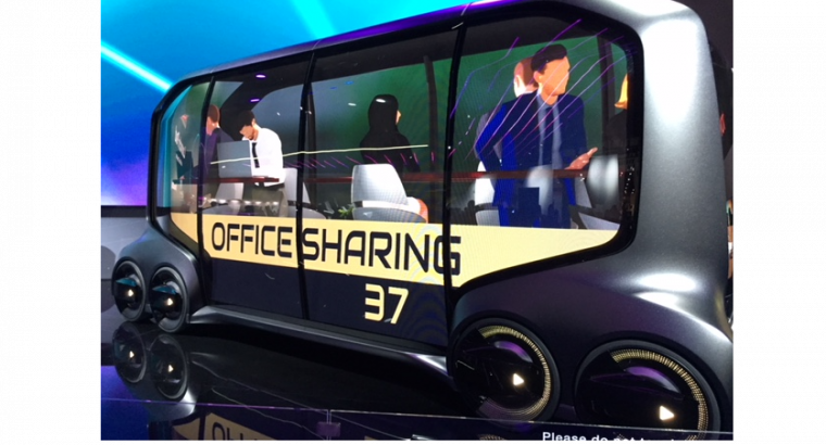 2018 Ces Spotlighting Futuristic Vision Of Smart Cities - Passenger (760x410), Png Download