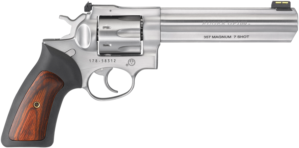 Ruger 1773 Gp100 Standard Single/double 357 Magnum - Ruger Gp100 (1280x646), Png Download