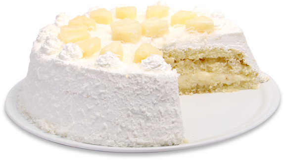 Abacaxi Com Coco - Torta Abacaxi Com Coco (674x396), Png Download