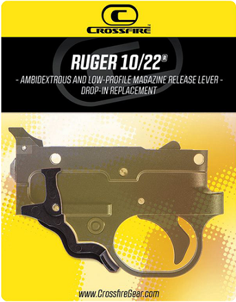 Ruger 10/22 Ambidextrous Magazine Release Lever - Crossfire 10 22 Mag Release (450x450), Png Download