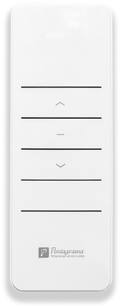 Control Cortinas Pentagrama - Monochrome (491x637), Png Download