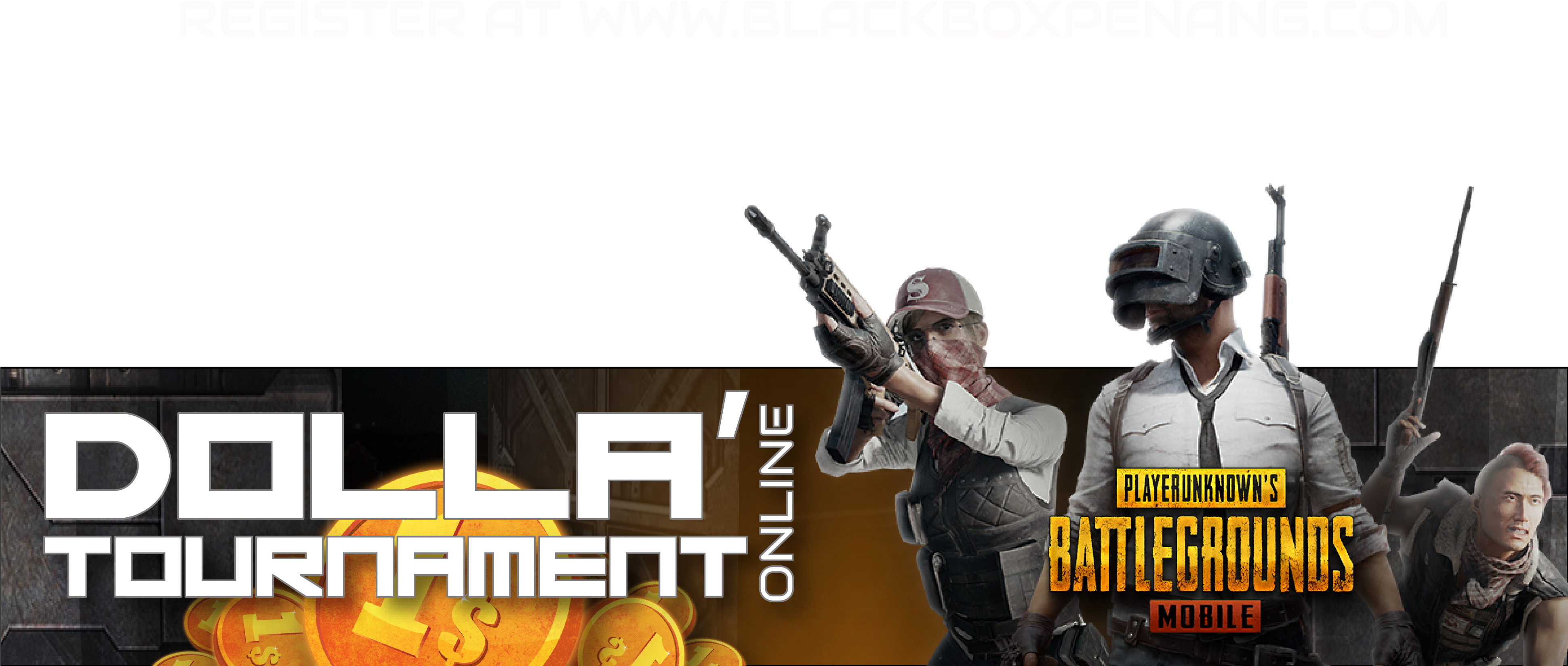 Banner Dolla Tournament Yt-01 - Pc Gamer Tsoldier Lvl-3 I5 / Gtx 1060 / 8gb / Hd 1tb (3880x2084), Png Download