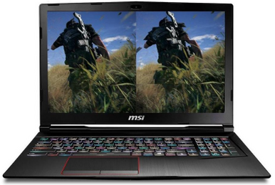 Uploaded With Fxadmn - Msi Gp72x Leopard Pro-622, Core I7-7700hq, 16gb, Gtx1050ti, (385x385), Png Download