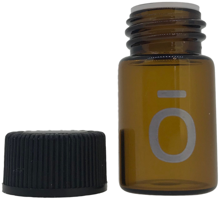 Dōterra® Ō Amber Glass Vials, Orifice Reducers And - Glass Bottle (500x446), Png Download