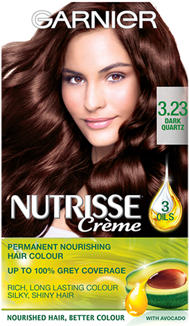 Garnier Nutrisse - Dark Quartz Hair Colour (372x488), Png Download