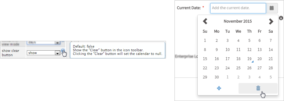 Won't Show The Clear Button In The Date Picker Calendar - Ios Pickers Clear Button (953x343), Png Download