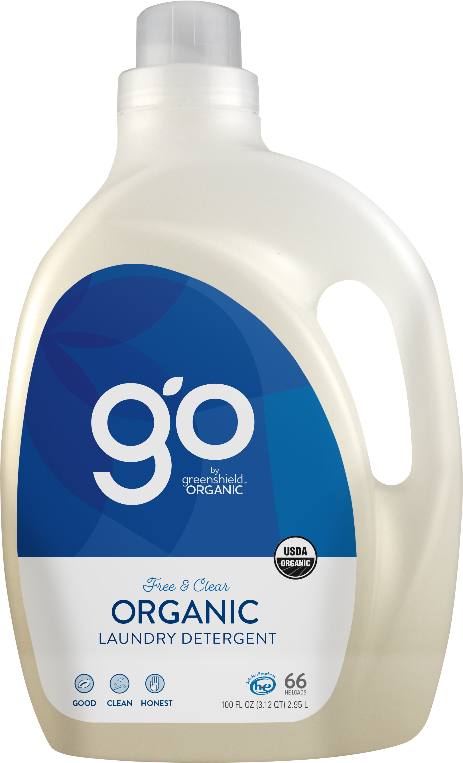 Greenshield Organic Laundry Detergent, Free & Clear, - Laundry Detergent (1884x2958), Png Download