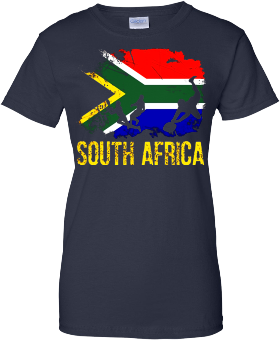 South African Flag Rugby Players T-shirt - Shirt (1155x1155), Png Download