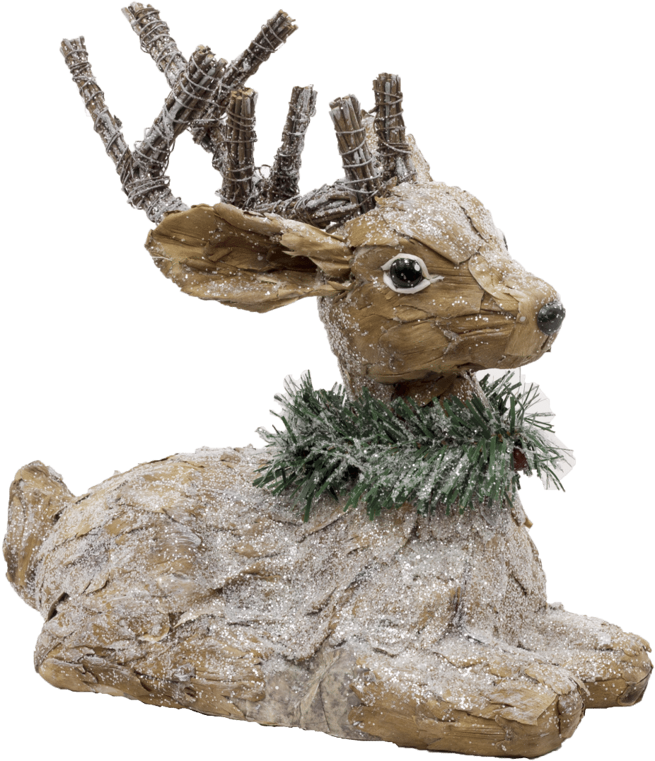 Fx89252 840346145764 Laying Deer Fx89254 840346145788 - Statue (1200x1246), Png Download