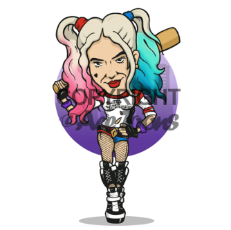 Toon Harley Quinn - Illustration (915x332), Png Download