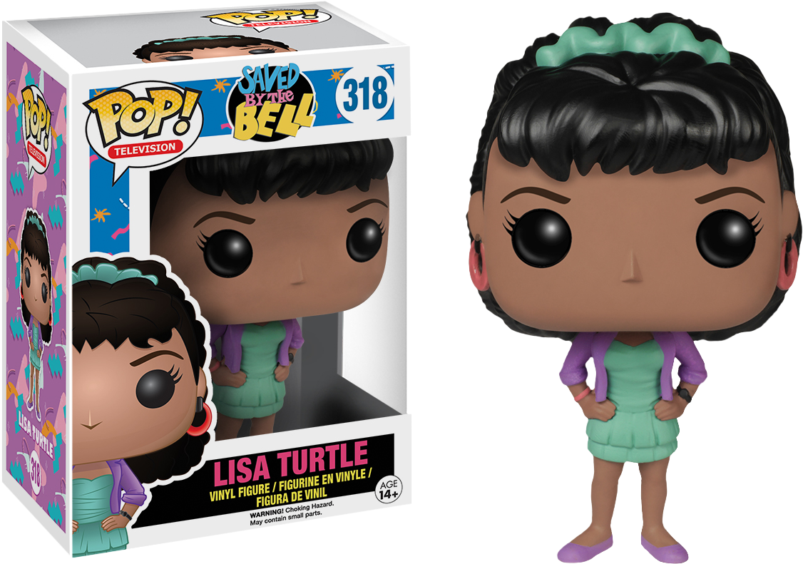 Lisa Turtle Pop Vinyl Figure - Saved By The Bell Funko Pop (1200x857), Png Download