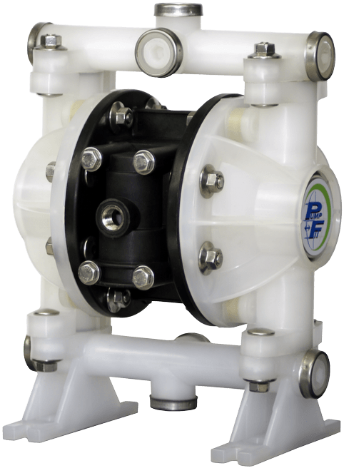 Aro Pumps Pf66605j Air Operated Double Diaphragm Pump - Double Diaphragm Pump Aodd - 1/2 Bsp / Npt - Polypropylene (600x669), Png Download