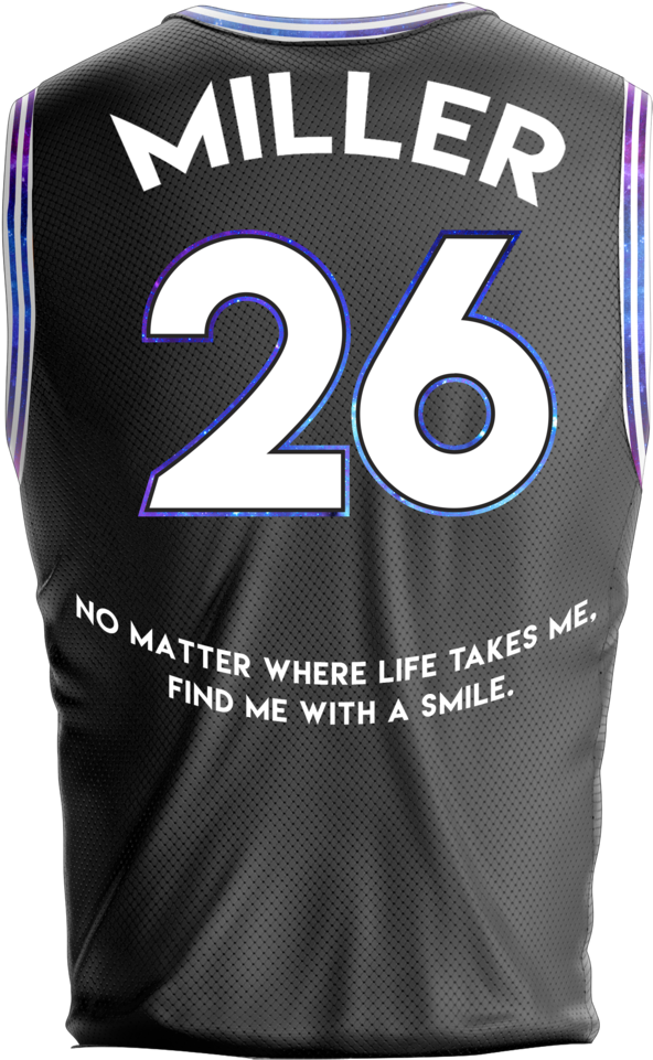 Mac Miller Basketball Back Copy (1000x1000), Png Download