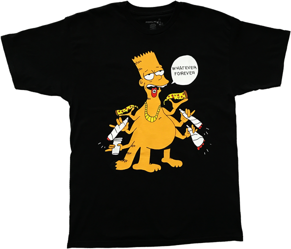 The "whatever Forever" Fucked Up 6 Armed Bart - Cartoon (600x600), Png Download