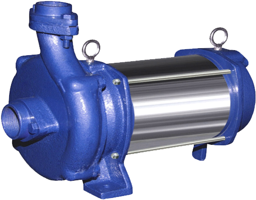 Polar Openwell Pumps A Horizontal Domestic Openwell - Mini Open Well Submersible Pumps (522x454), Png Download