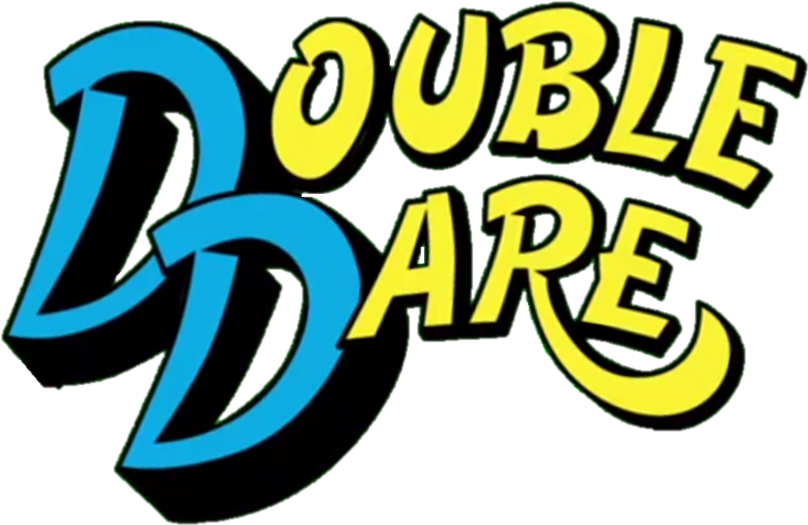 Double Dare Blue Logo - Nickelodeon Double Dare Logo (884x731), Png Download