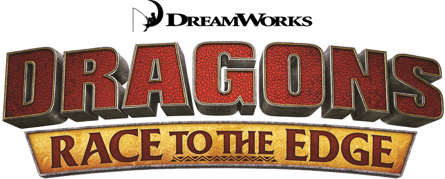 Drtte Logo - Dragons Race To The Edge Logo (1875x757), Png Download