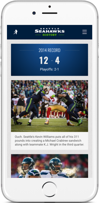 Making Data Meaningful - Seattle Seahawks (400x719), Png Download