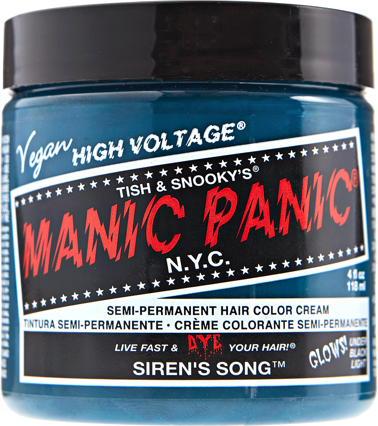 Manic Panic Classic Creme Hair Color, Blue (1500x1500), Png Download