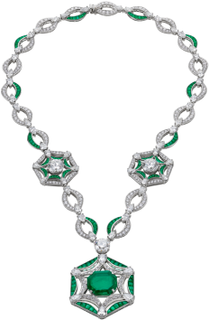 In A Play Of Sublime Geometries Glorifying The Central - Necklace (505x394), Png Download