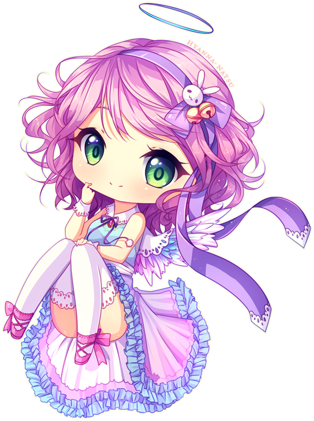 Deviantart Is The World's Largest Online Social Community - Anime Chibi Girls (620x830), Png Download