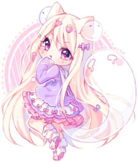 351 Images About Chibi On We Heart It - Chibi (500x543), Png Download