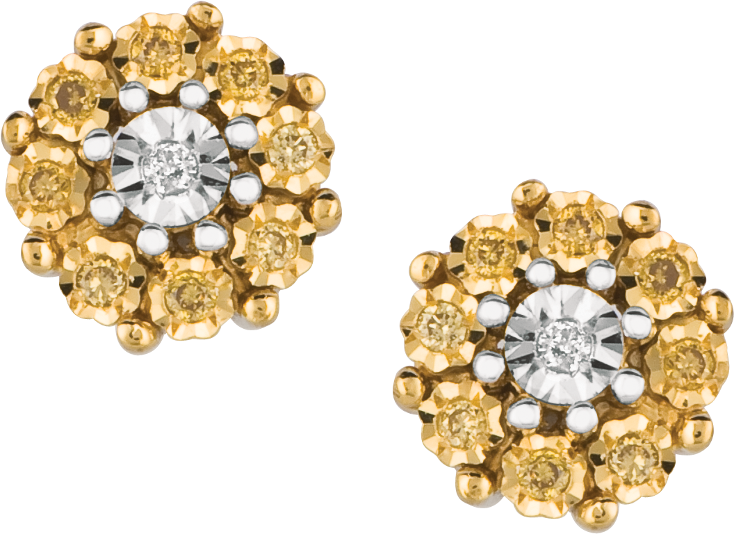 Your Choice Of Citrus - Golden Earrings New Design (1500x1500), Png Download