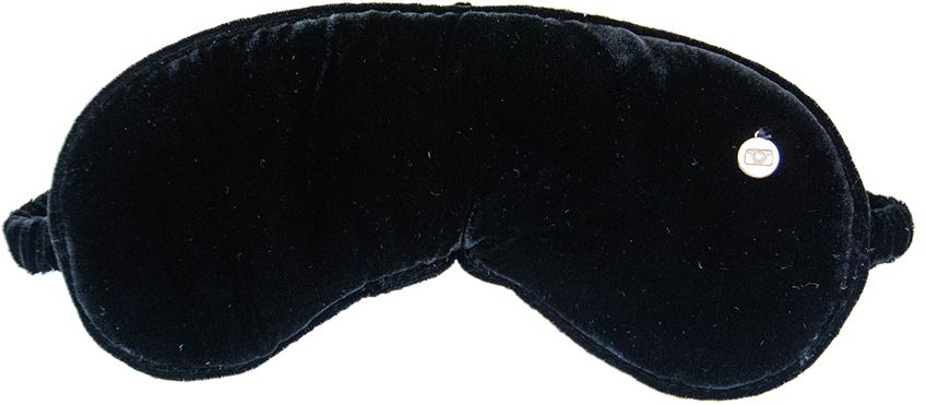 Bo Black Silk Velvet Sleeping Mask - Walking Shoe (860x400), Png Download