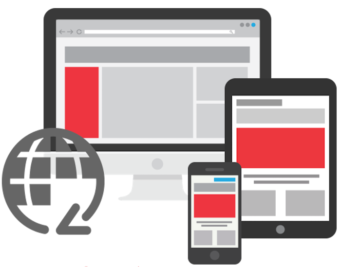 Photo Of Different Online Platforms With Ad Spots Highlighted - Online Tv Ads Png (700x549), Png Download