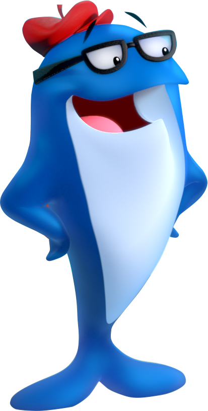 All About Charlie® - Charlie Dolphin (413x816), Png Download