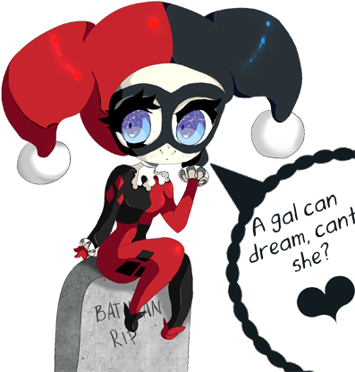 Harley Quinn Chibi - Harley Quinn (450x434), Png Download