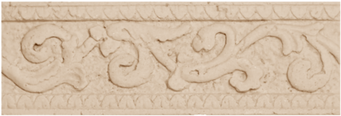 Sr-1202 Vechie Tile Border 12″ X 4″ - Stone Carving (600x450), Png Download