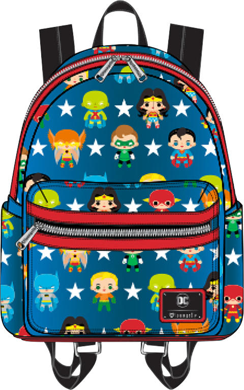 Dc Characters Chibi Mini Backpack Apparel - Thor Mini-backpack (480x767), Png Download