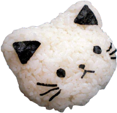 Http - //electricgym - Tumblr - Com/ Idk Know Anymore - Japanese Rice Balls Cute (400x400), Png Download