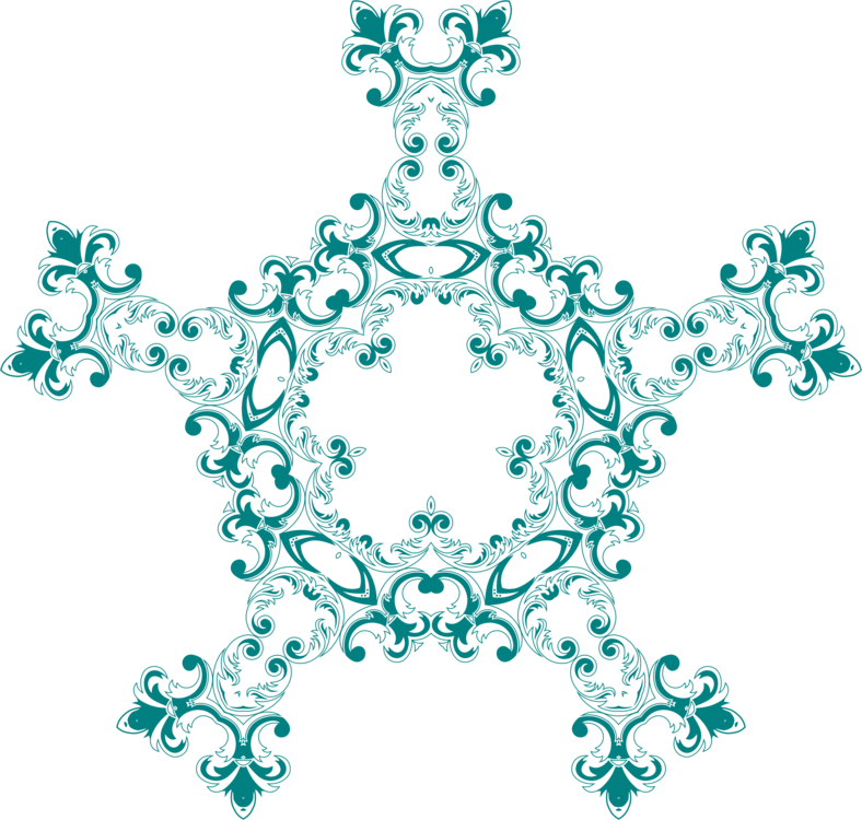 Floral Design Shape Drawing Point Leaf - Vector Graphics (788x750), Png Download