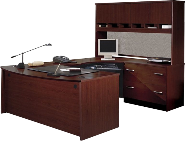 Bush Business Series A 72 Desk In Hansen Cherry Wc94472 - Bush Business Furniture Desk (772x494), Png Download