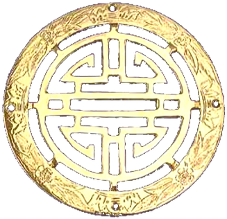 File Cabinet, Antique Trunk Brass Hardware - Big Trouble In Little China Artwork Wing Kong (419x392), Png Download