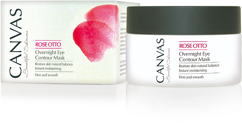 Rose Otto Overnight Eye Contour Mask - Lip Gloss (1000x1535), Png Download