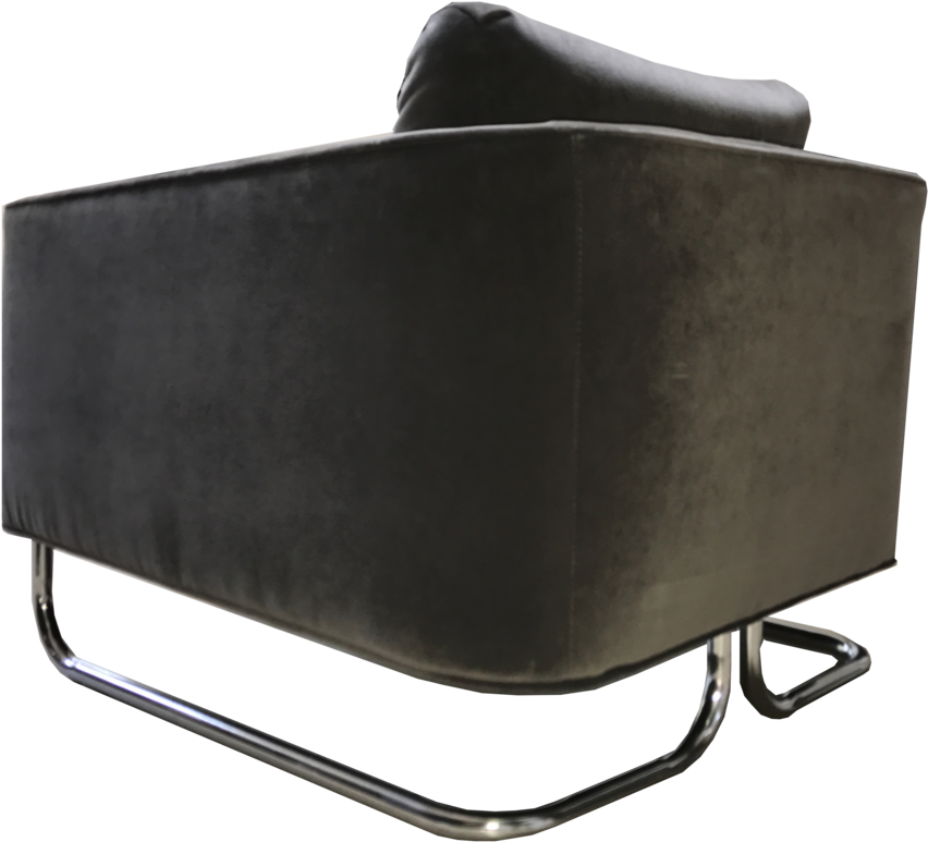 Mink Velvet Arm Chair Corner (1000x1000), Png Download