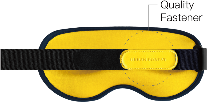 Sleep Mask Details-1 - Urban Forest Eyemask (1000x531), Png Download