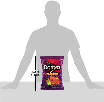 Doritos Flamas Tortilla Chips 9.75 Oz. Bag (400x400), Png Download