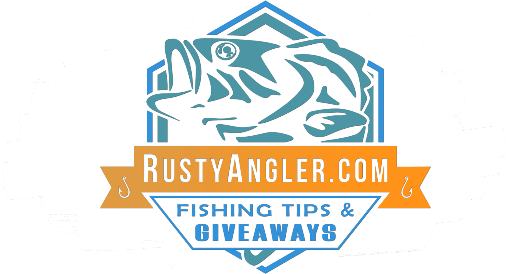 Fishing Tips Tackle Box Rusty Angler - Bass (2048x983), Png Download