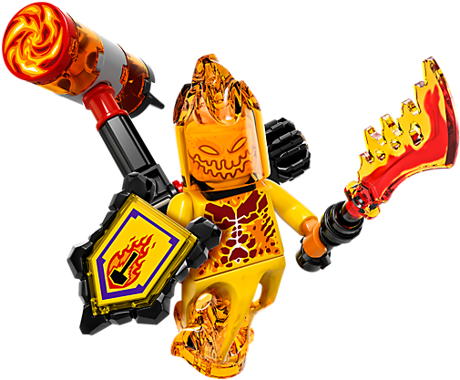 70339 Alt2 - Lego Nexo Knights Ultimate Flama (600x450), Png Download