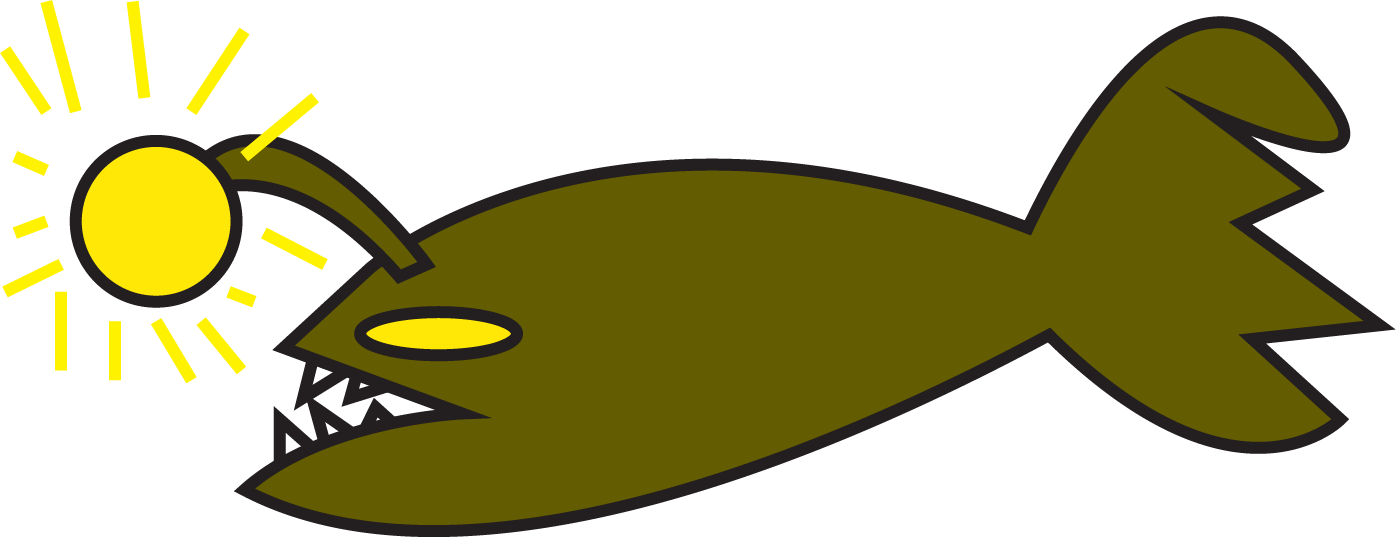 A Sexy Fish Approaches (1396x538), Png Download