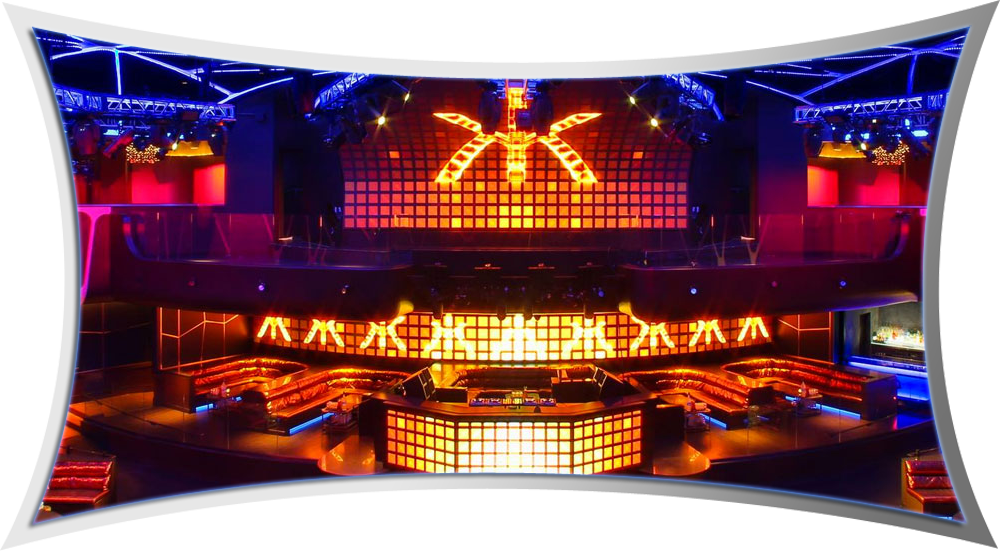 Inside Hakkasan Nightclub Las Vegas - Nightclub Transparent (1000x551), Png Download