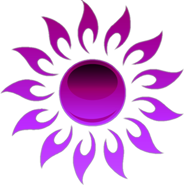 Sol Sun Flames Llamas Flamas Circulo Circle Círculo - Draw Bright Sun (588x590), Png Download
