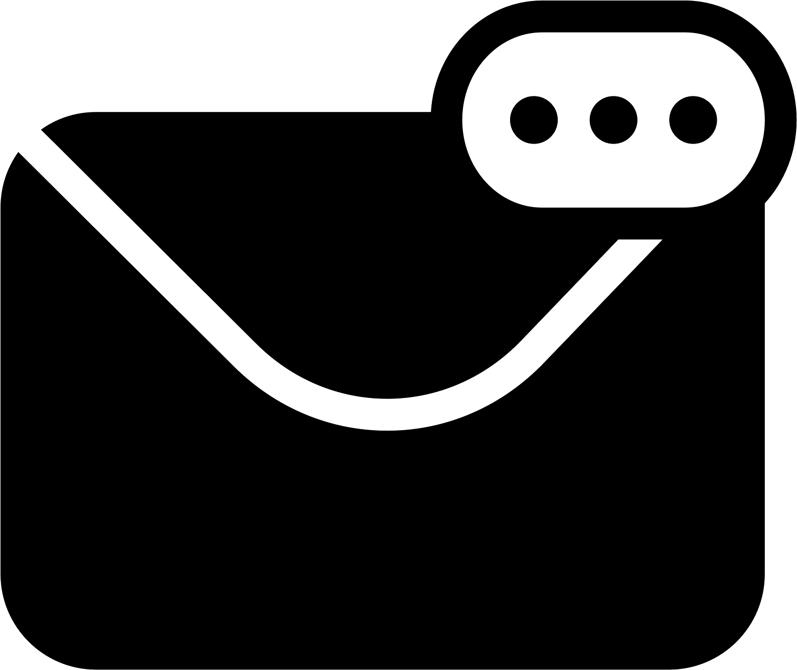 Reddit Inbox Filled Icon - Icon (1600x1600), Png Download
