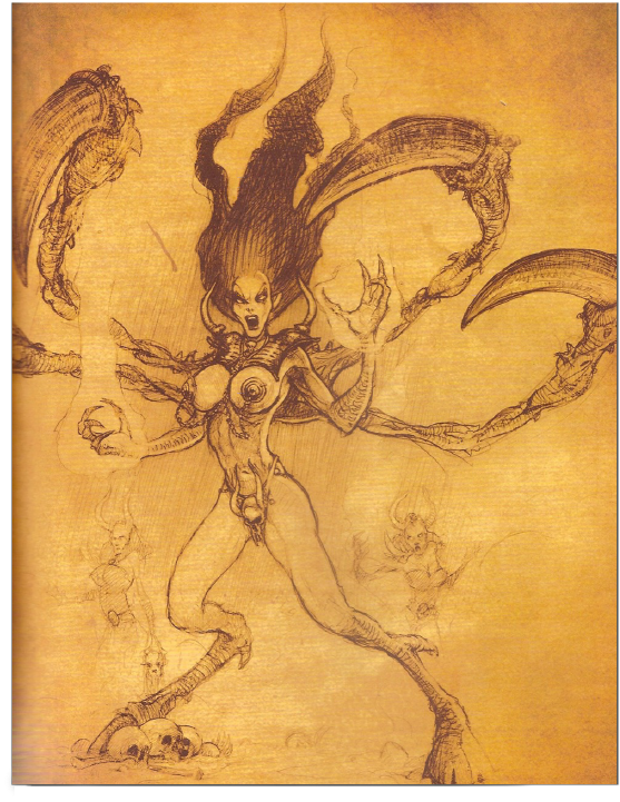 Andariel - Andriel Diablo 2 Ero (598x756), Png Download