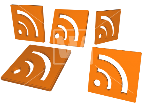 3d Rss Icons - Illustration (550x380), Png Download