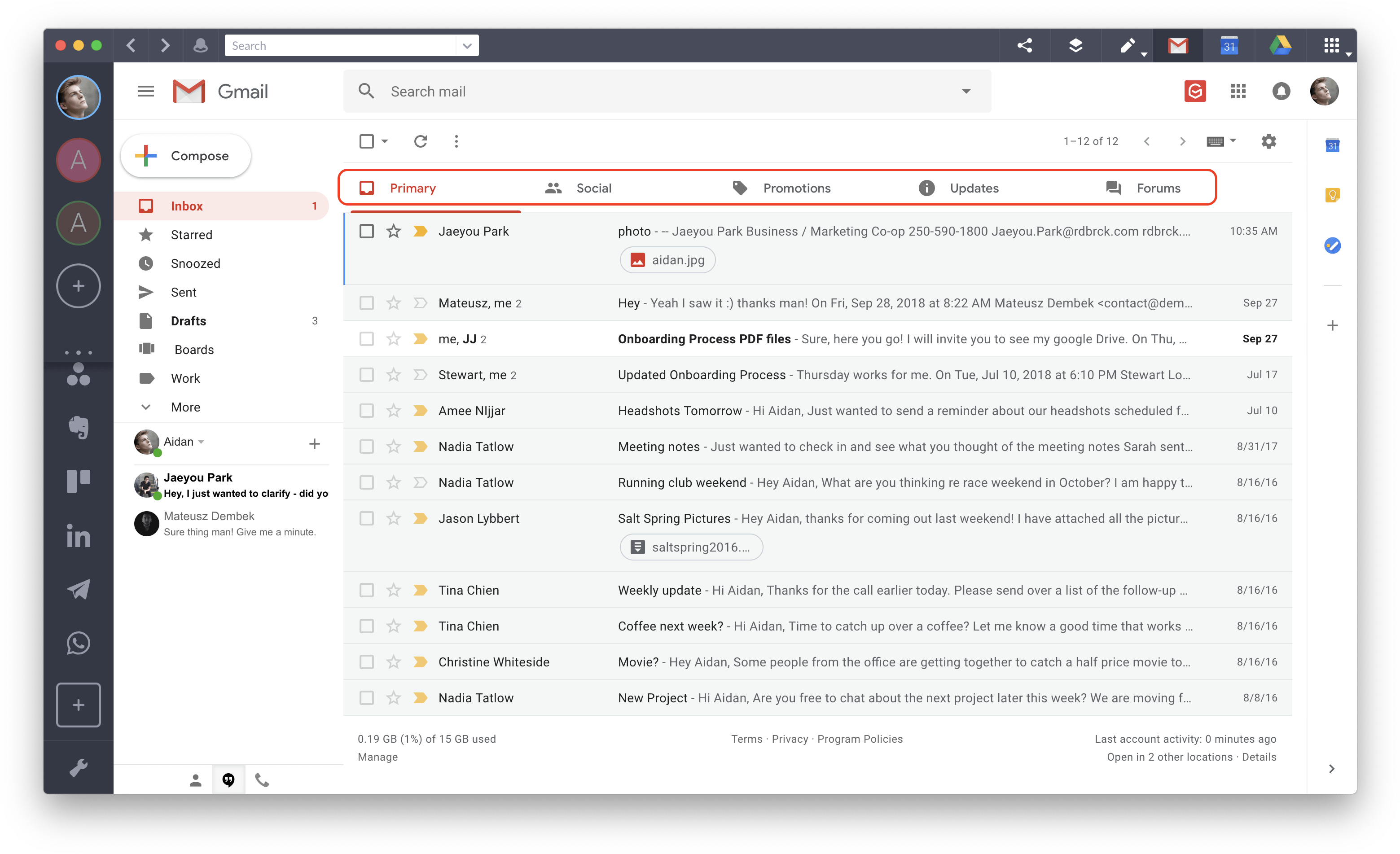 Download Gmail Inbox Category Tabs Domain Name System Full Size PNG 